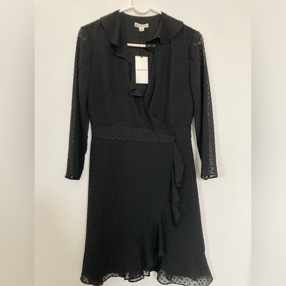 Whistles wrap dress 6 NWT